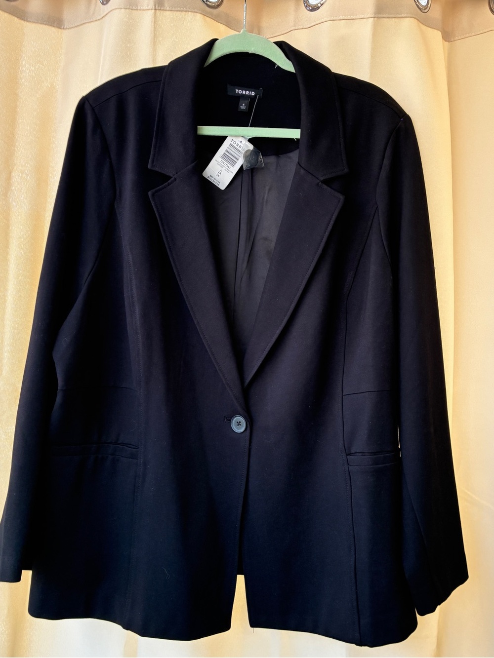 NWT Torrid Black Premium Ponte Tailored Blazer